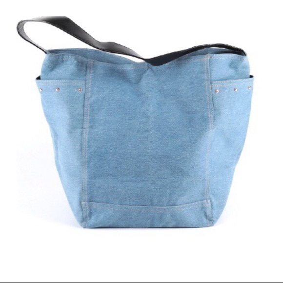 victoria’s secret denim tote bag - Picture 2 of 2